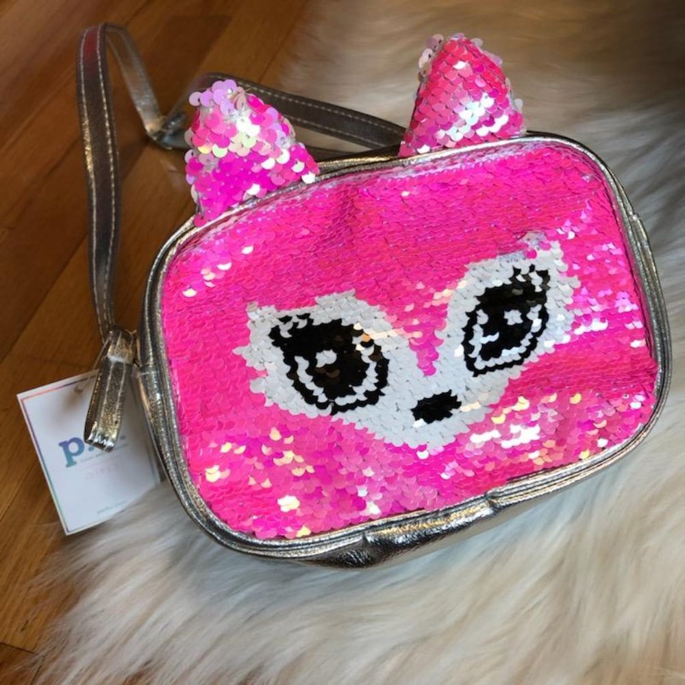 P.S. From Aeropostale Pink Sequin Crossbody Bag